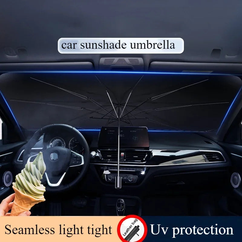 Car Sunshade Umbrella Car Front Window Sunshade Cover Car Sunshade Cover Car Windshield Protection Accessories